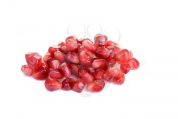 Royalty Free Photo of a Pile of Pomegranate Seeds