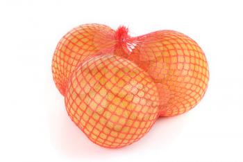 Royalty Free Photo of Grapefruit in a Bag