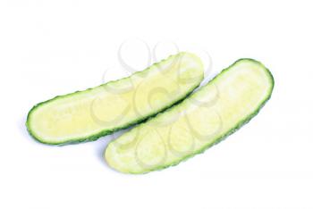 Royalty Free Photo of a Sliced Cucumber