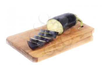 Royalty Free Photo of a Sliced Eggplant