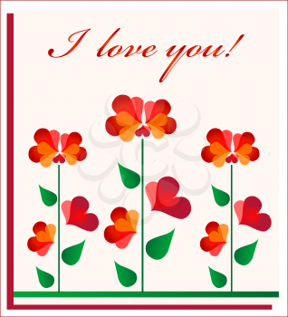 valentines day greeting card