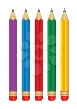  realistic set of pencils