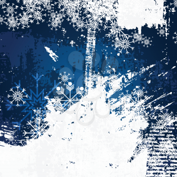 Royalty Free Clipart Image of a Winter Background