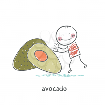 Avocado and people