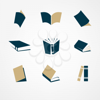 book icon set