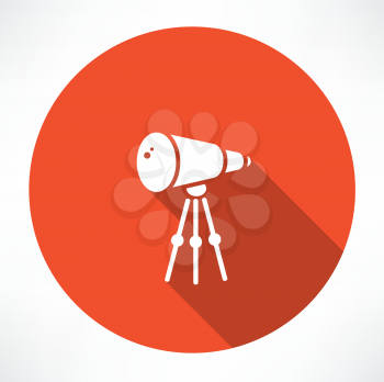 Telescope vector icon