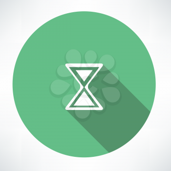 Hourglass vector icon