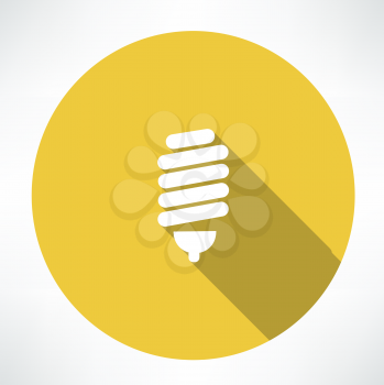 energy saving lamp icon