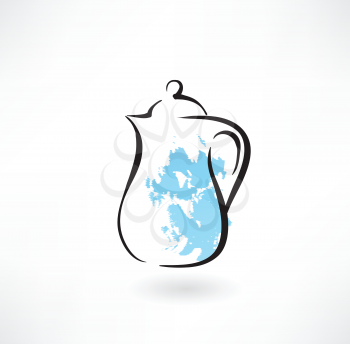 milk jug grunge icon