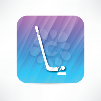 hockey stick icon