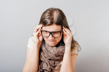 girl with glasses