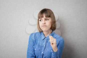 woman with  fork