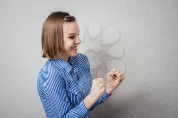 girl is happy that everything worked out