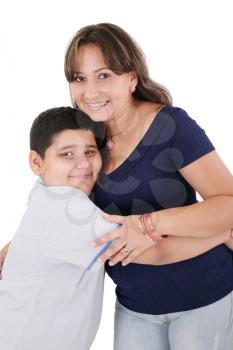 Royalty Free Photo of a Mother and Son