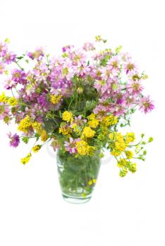 Royalty Free Photo of a Vase of Flowers