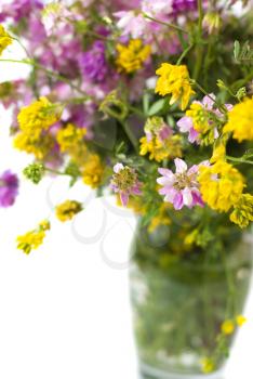 Royalty Free Photo of a Vase of Flowers