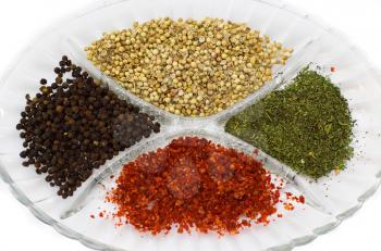 Royalty Free Photo of a Dish With Spices