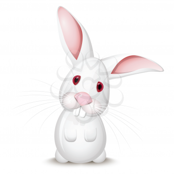 Royalty Free Clipart Image of a  Rabbit