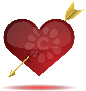 Royalty Free Clipart Image of a Heart