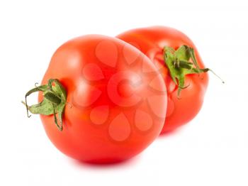 Royalty Free Photo of a Two Ripe Tomatoes