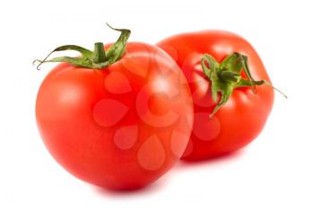 Royalty Free Photo of Two Ripe Tomatoes