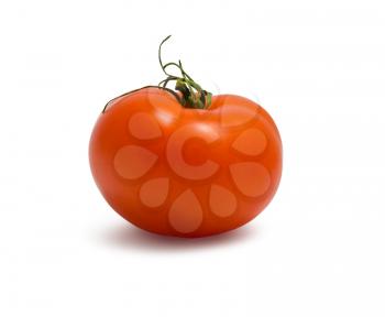 Royalty Free Photo of a Single Ripe Tomato