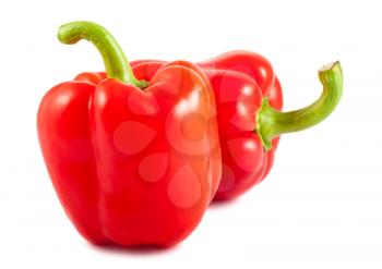 Royalty Free Photo of a Couple Fresh Bell Peppers
