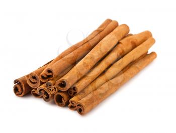 Royalty Free Photo of a Pile of Cinnamon Sticks