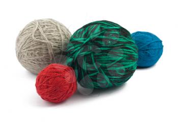 Royalty Free Photo of Four Skeins of Wool