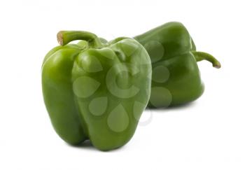 Royalty Free Photo of a Couple Fresh Bell Peppers