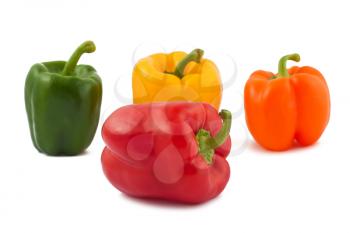 Royalty Free Photo of a Group of Colorful Bell Peppers
