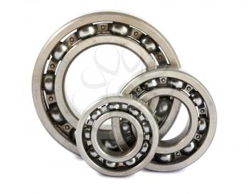 Royalty Free Photo of a Variety of Different Sizes of Ball Bearings