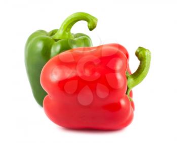 Royalty Free Photo of a Couple of Fresh Bell Peppers
