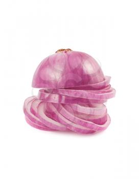 Royalty Free Photo of a Sliced Fresh Onion