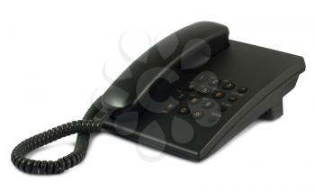 Royalty Free Photo of a Corded Telephone