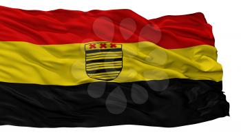 Deurne City Flag, Country Netherlands, Isolated On White Background, 3D Rendering