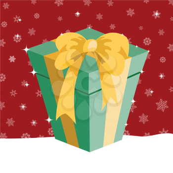 Royalty Free Clipart Image of a Present