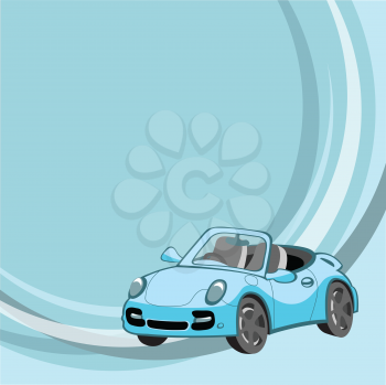 Royalty Free Clipart Image of a Car