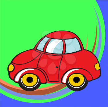 Royalty Free Clipart Image of a Car