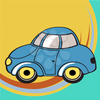 Royalty Free Clipart Image of a Car