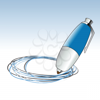 Royalty Free Clipart Image of a Pen