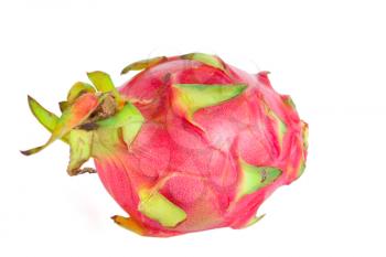 Pitaya, dragon fruit isolated on white background

