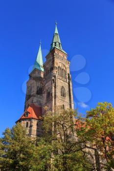 Saint Sebaldus church in Nuremberg, Germany
