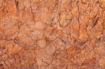 Rusty texture from broken stones
