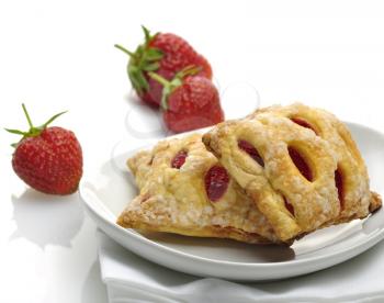 Royalty Free Photo of Strawberry Pastries
