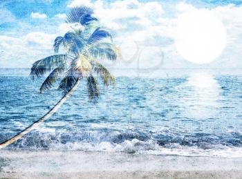 Royalty Free Photo of an Abstract Tropical Background