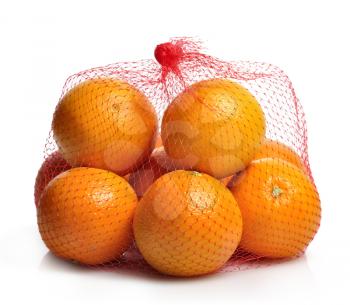 Royalty Free Photo of a Bag of Oranges