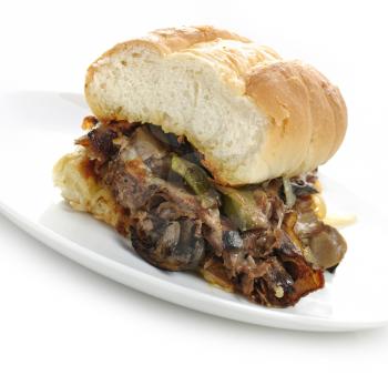 Royalty Free Photo of a Steak Sandwich