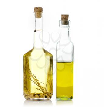 Royalty Free Photo of Bottles of Cooking Oils