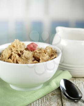 Bowl Of Cereal With Dried Fruits